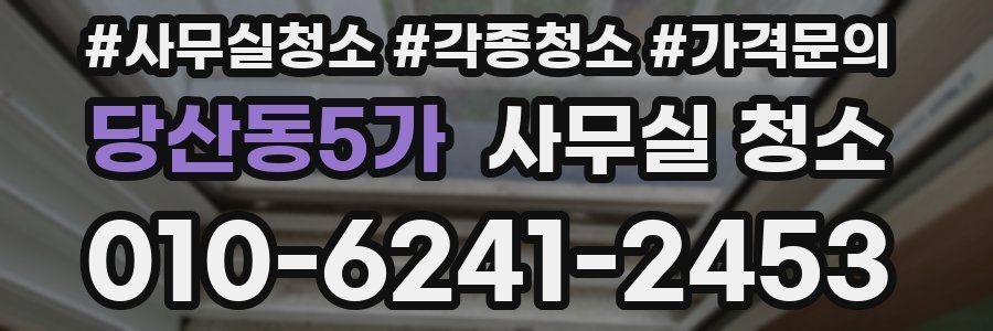 당산동5가 사무실 청소