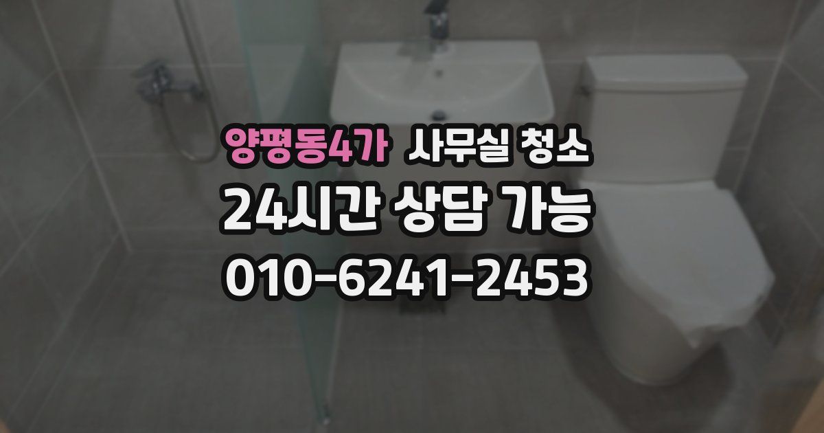 양평동4가 사무실 청소