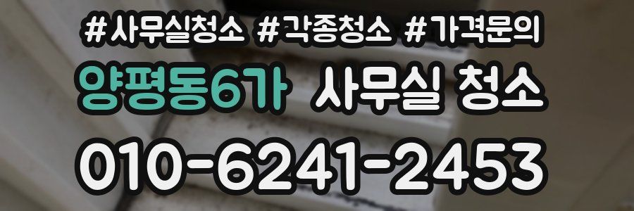 양평동6가 사무실 청소