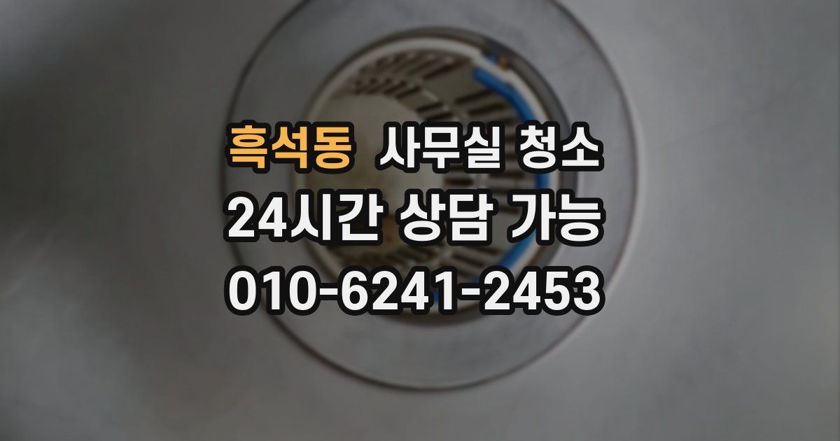 흑석동 사무실 청소