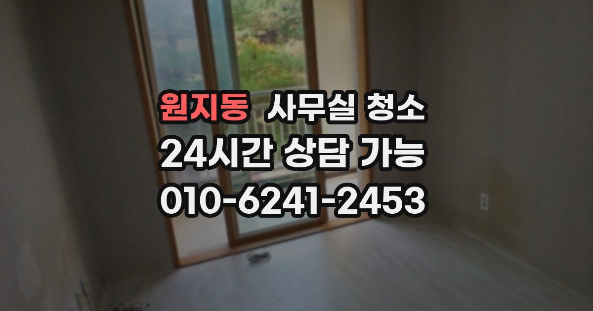 원지동 사무실 청소