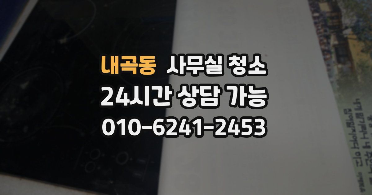내곡동 사무실 청소
