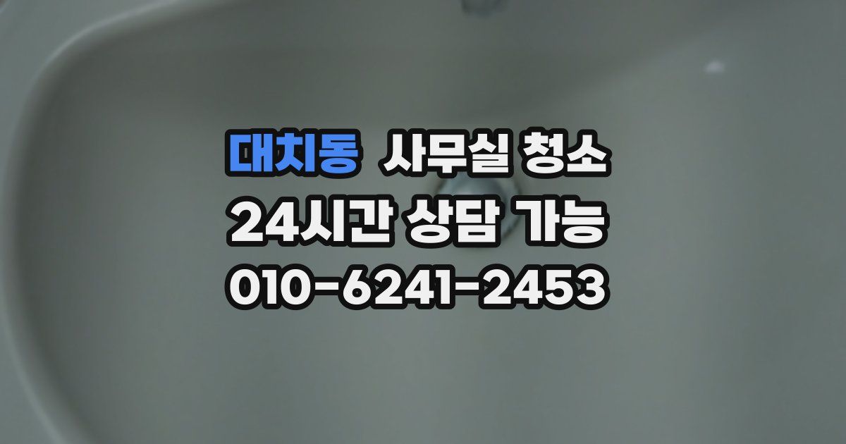 대치동 사무실 청소