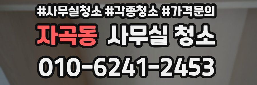 자곡동 사무실 청소