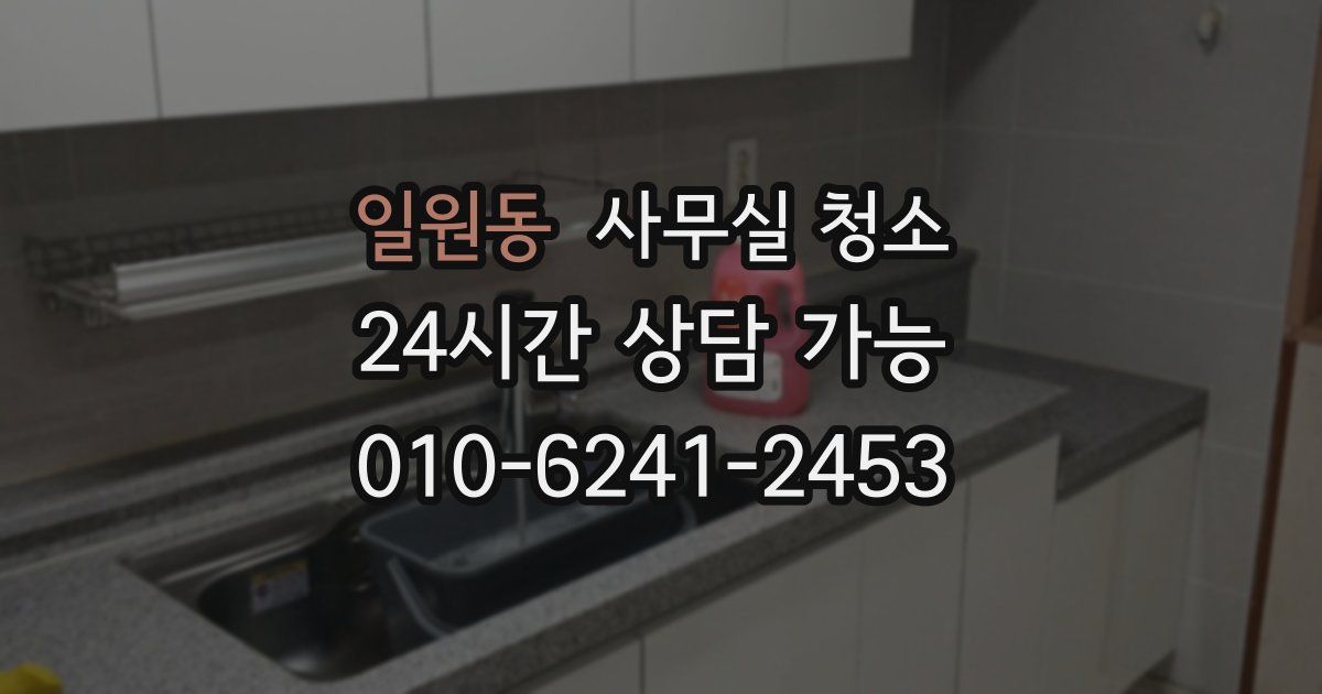 일원동 사무실 청소