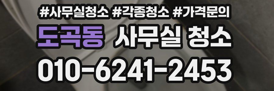 도곡동 사무실 청소
