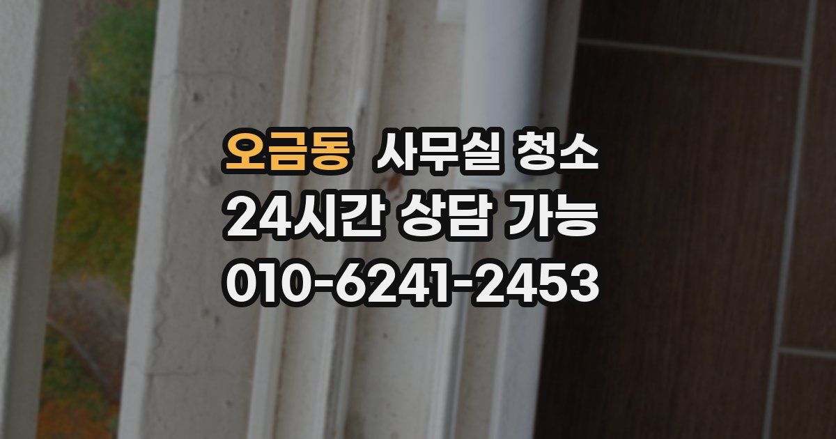 오금동 사무실 청소