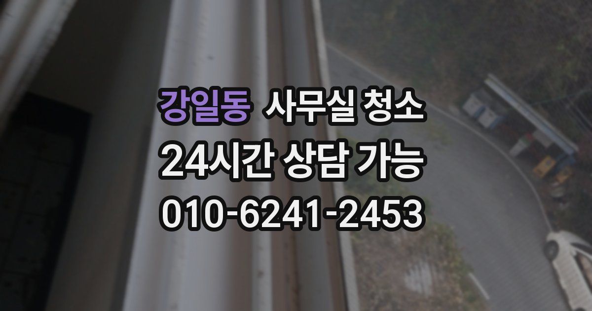 강일동 사무실 청소