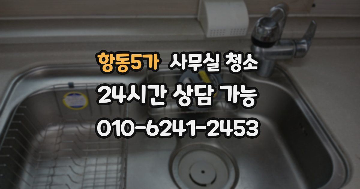 항동5가 사무실 청소