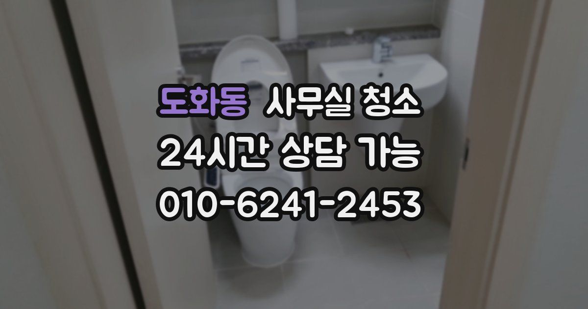 도화동 사무실 청소