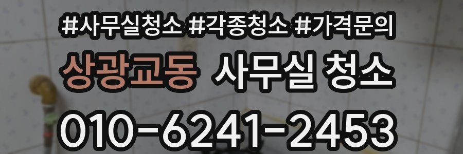 상광교동 사무실 청소