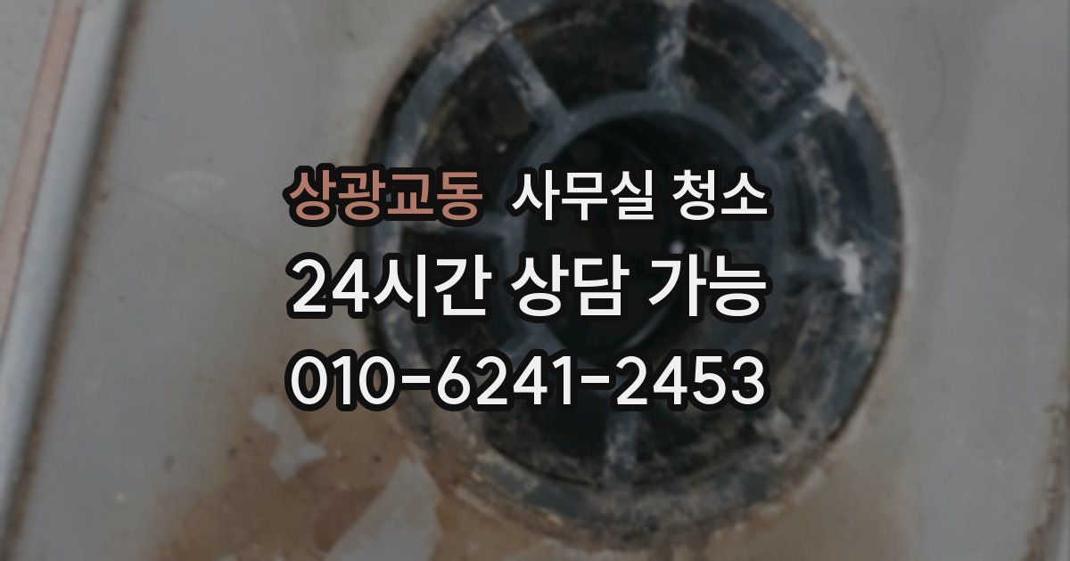 상광교동 사무실 청소