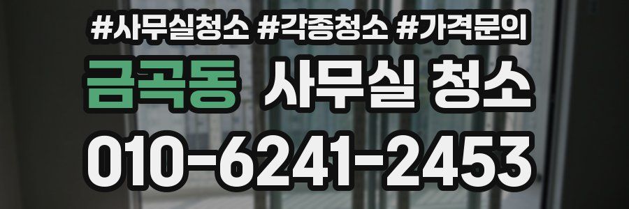 금곡동 사무실 청소
