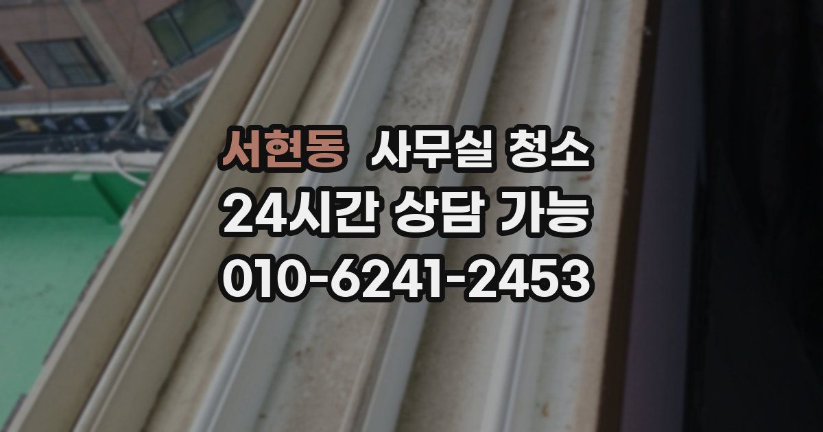 서현동 사무실 청소