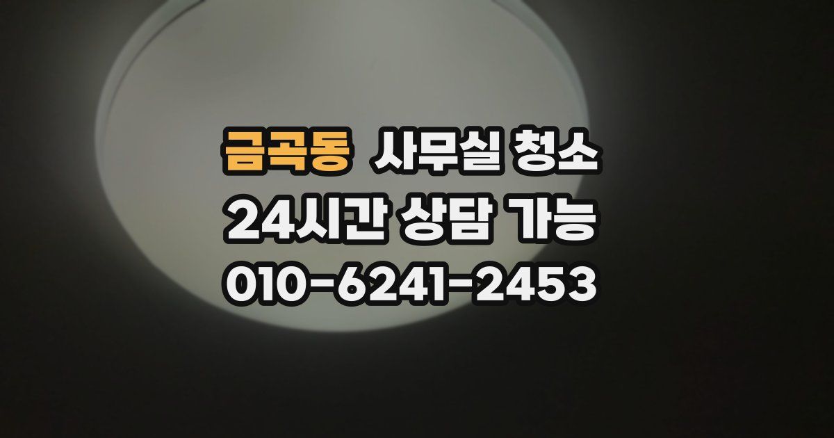 금곡동 사무실 청소