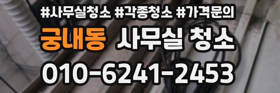 궁내동 사무실 청소