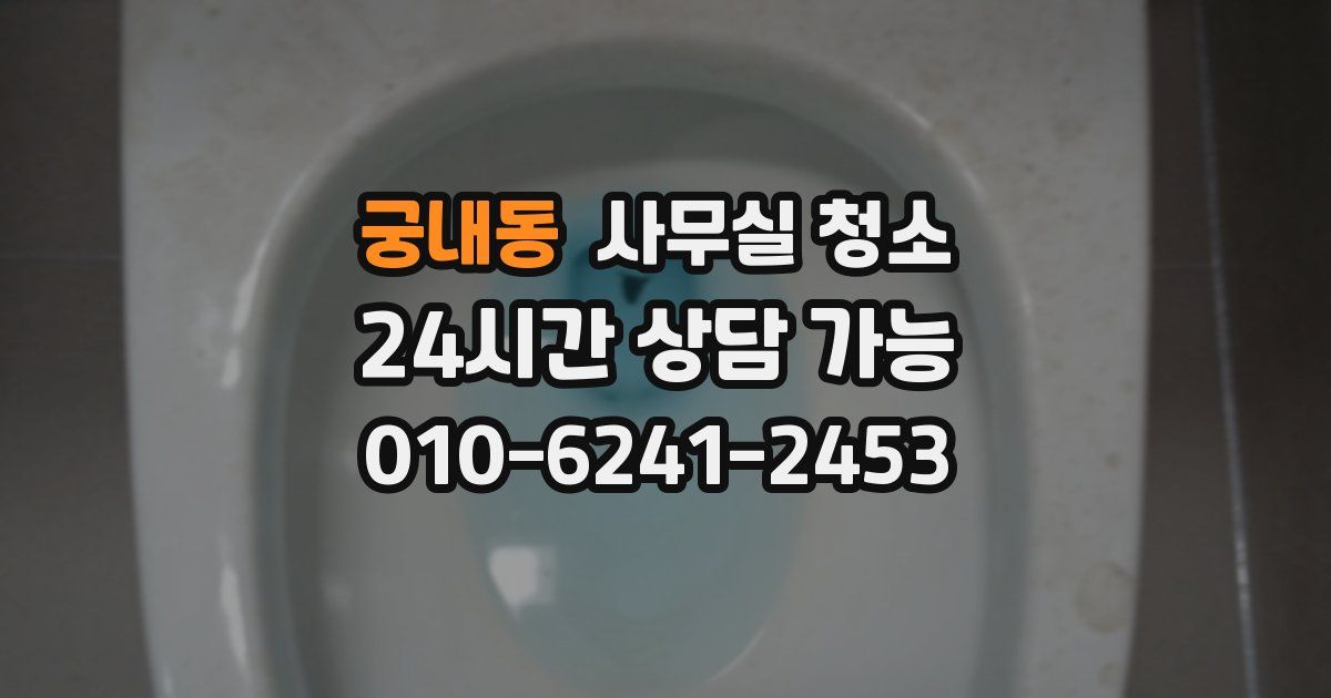 궁내동 사무실 청소