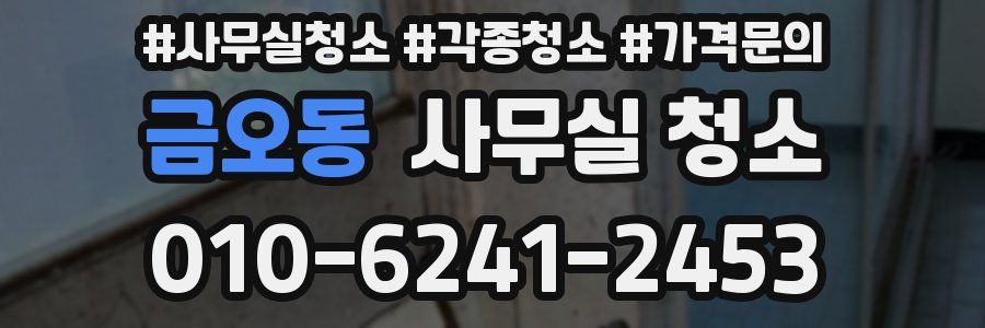 금오동 사무실 청소
