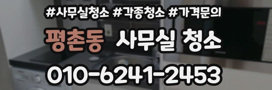 평촌동 사무실 청소