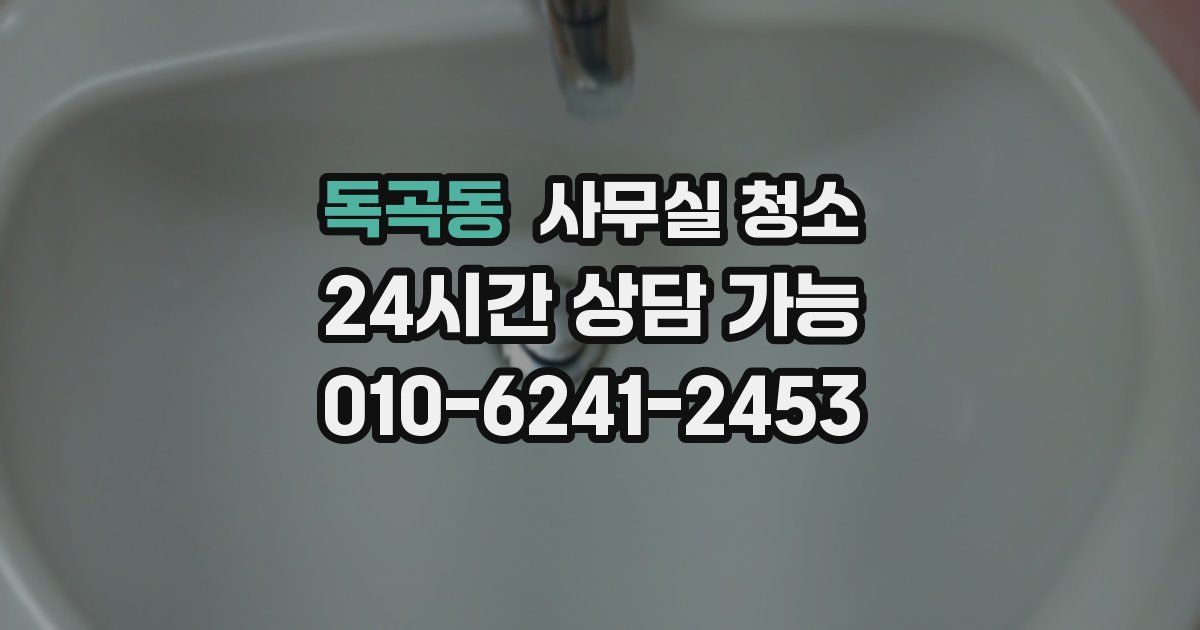 독곡동 사무실 청소