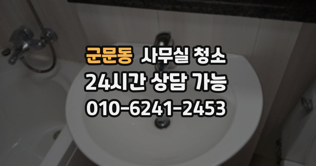 군문동 사무실 청소