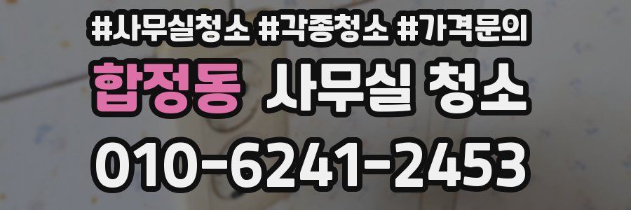 합정동 사무실 청소