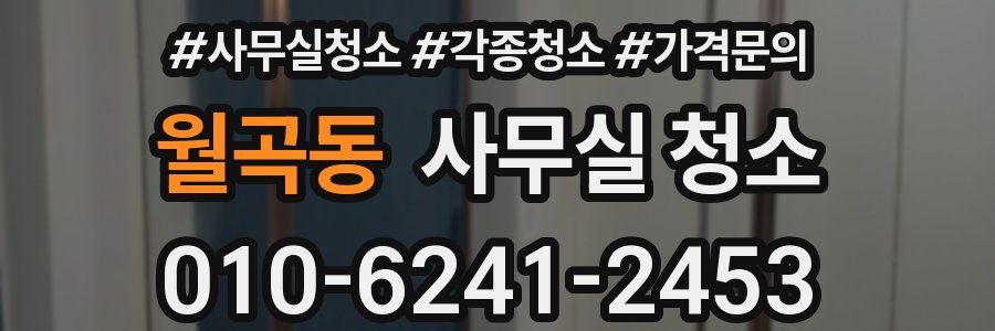월곡동 사무실 청소