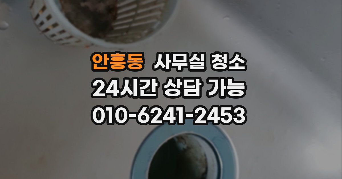 안흥동 사무실 청소