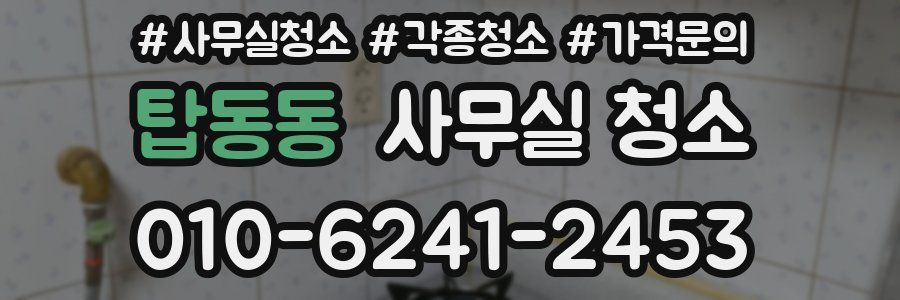 탑동동 사무실 청소