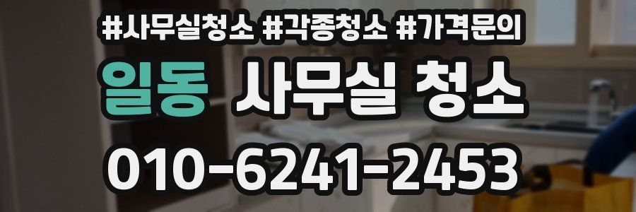 일동 사무실 청소