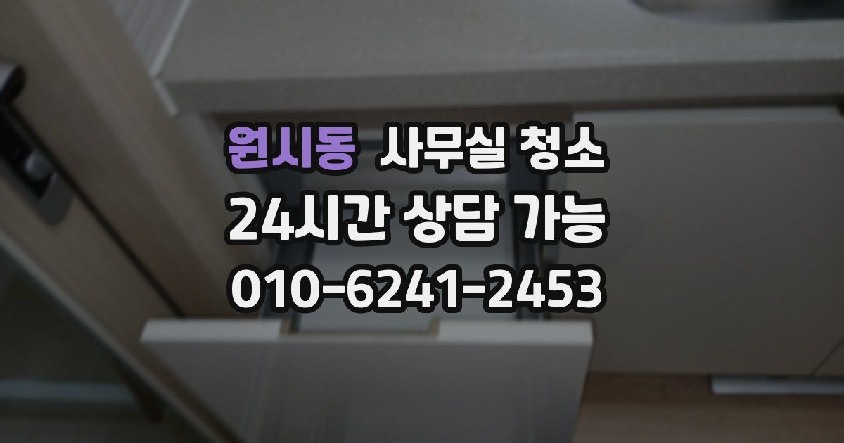 원시동 사무실 청소