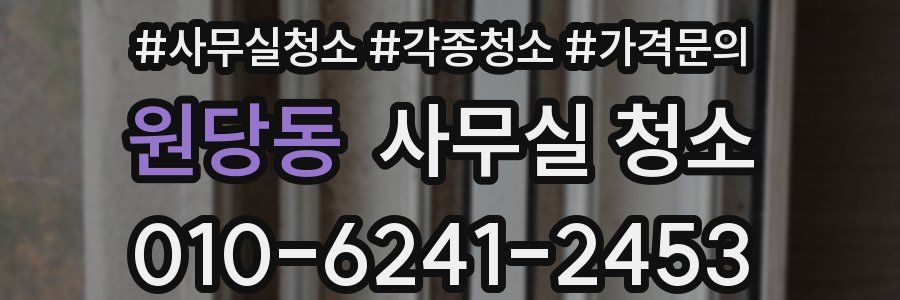 원당동 사무실 청소