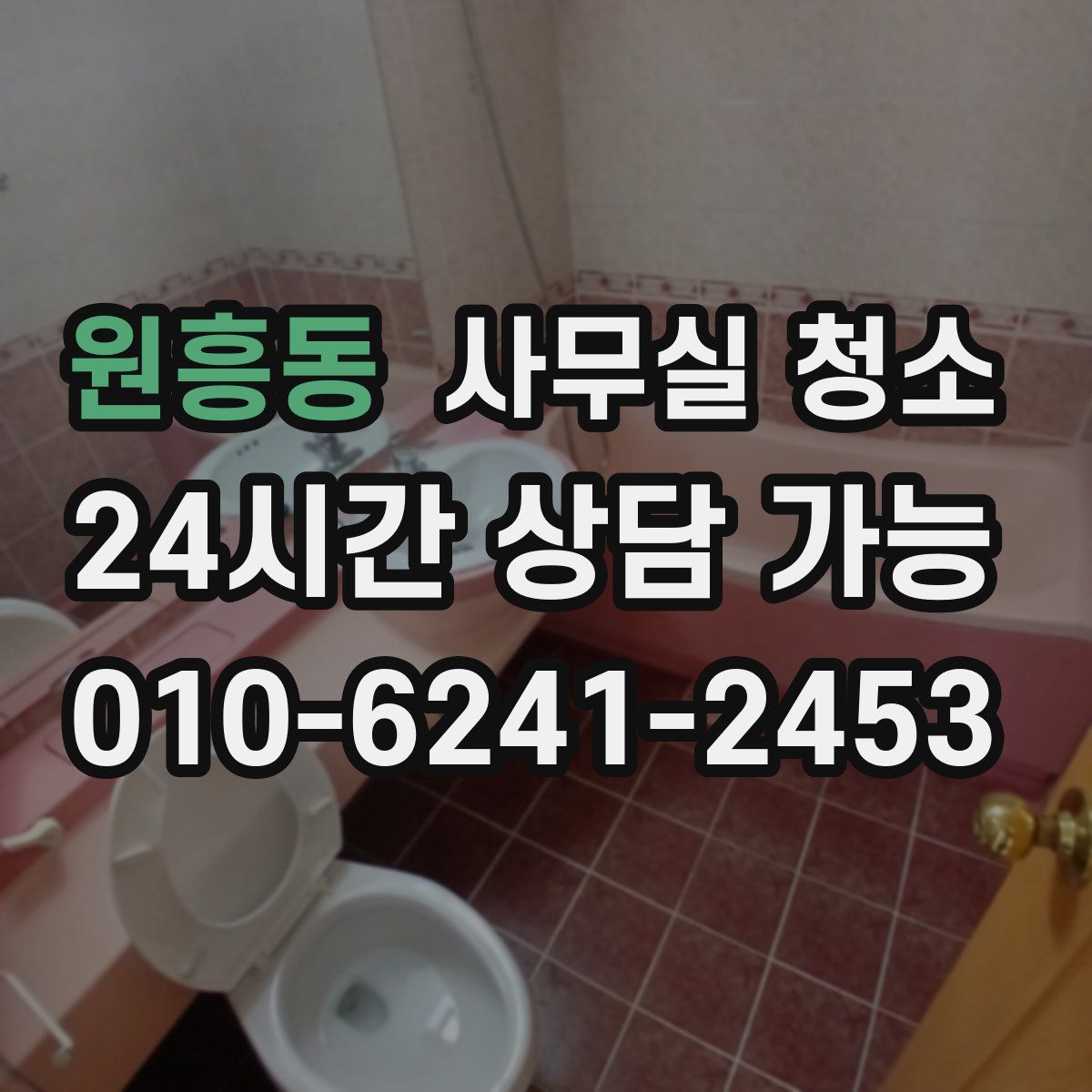 원흥동 사무실 청소