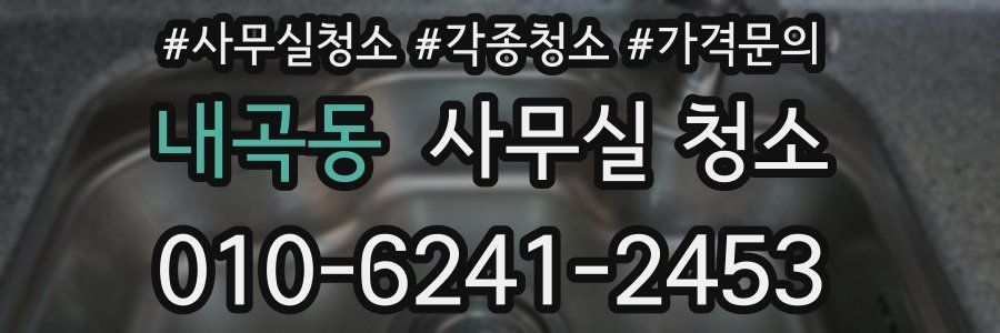 내곡동 사무실 청소