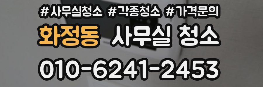 화정동 사무실 청소