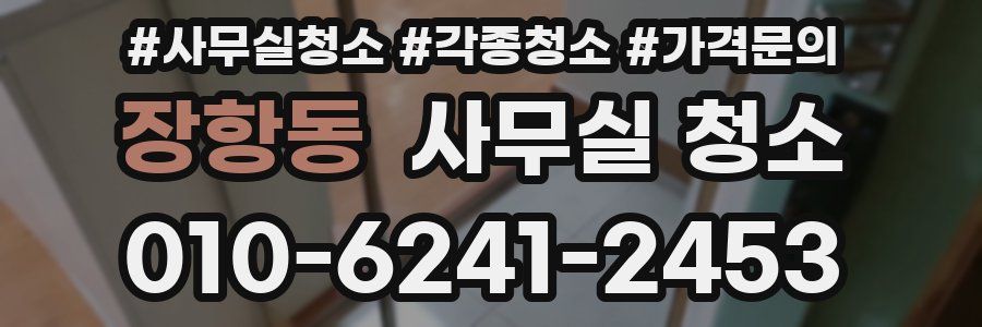 장항동 사무실 청소