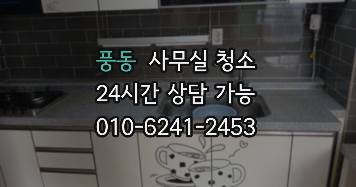 풍동 사무실 청소