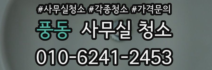 풍동 사무실 청소