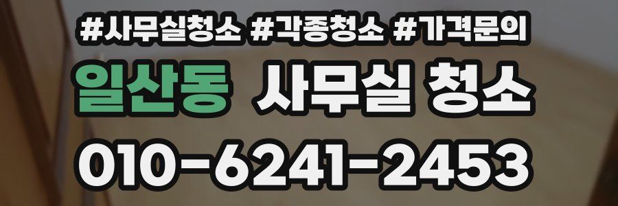 일산동 사무실 청소