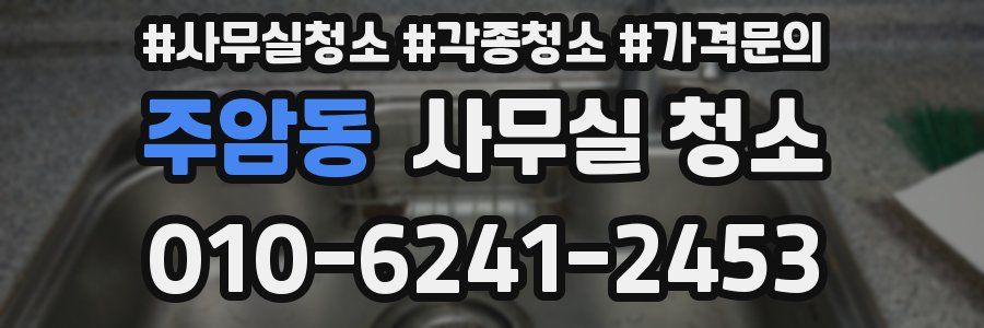 주암동 사무실 청소