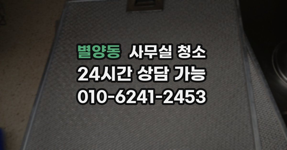 별양동 사무실 청소