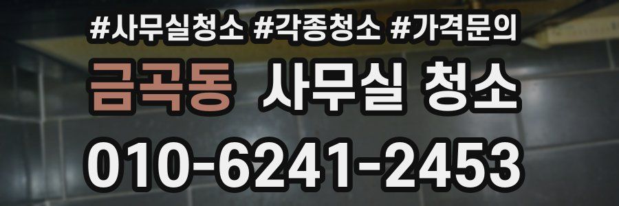 금곡동 사무실 청소