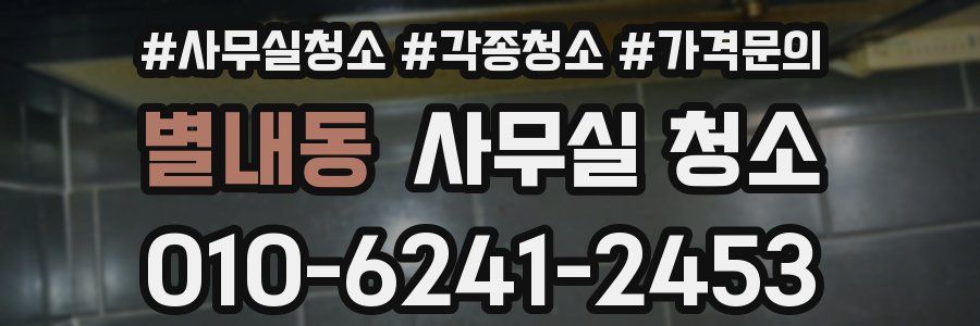 별내동 사무실 청소