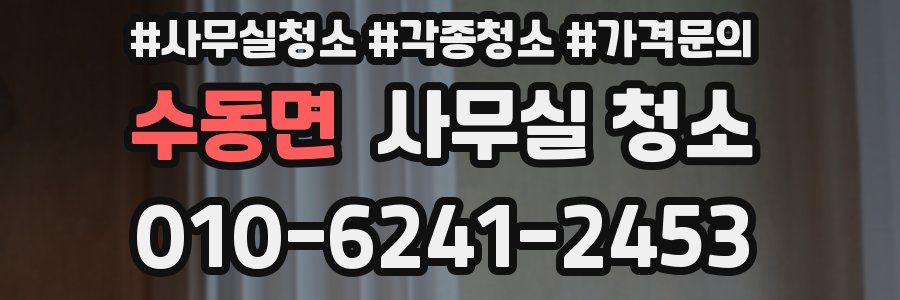 수동면 사무실 청소