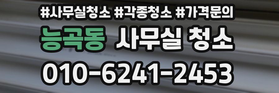 능곡동 사무실 청소