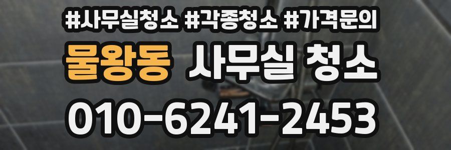물왕동 사무실 청소