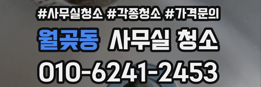월곶동 사무실 청소