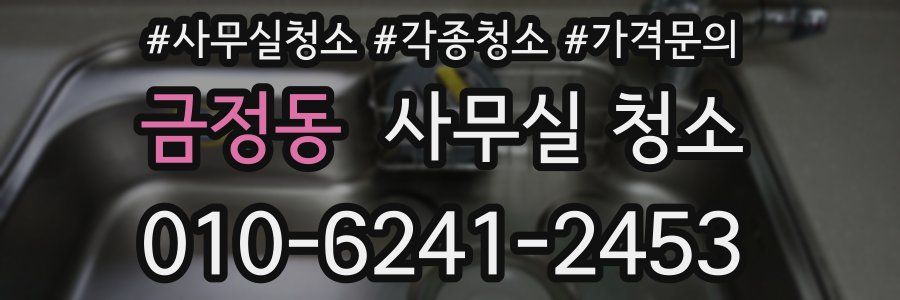 금정동 사무실 청소