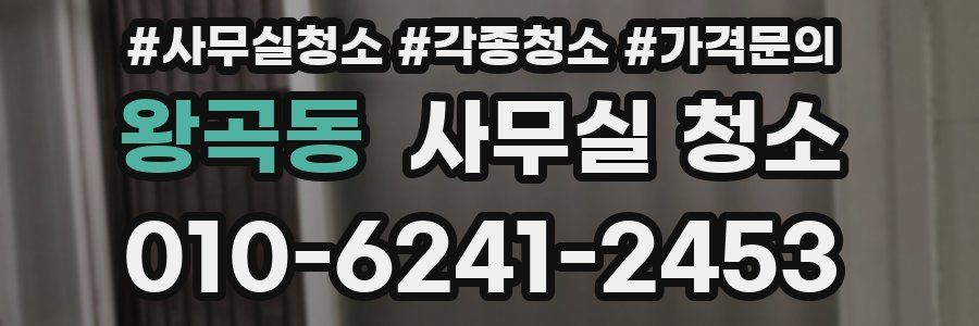 왕곡동 사무실 청소