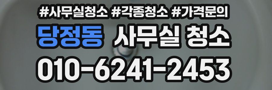 당정동 사무실 청소